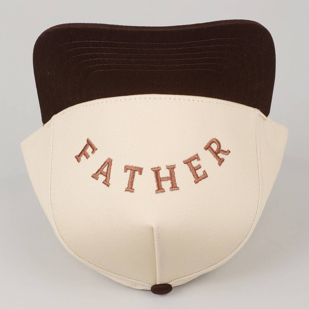 FATHER Upside Down Embroidery Two Tone Cap, view 21