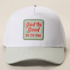 God Is Good All The Time Seersucker Brim Cap 🤍