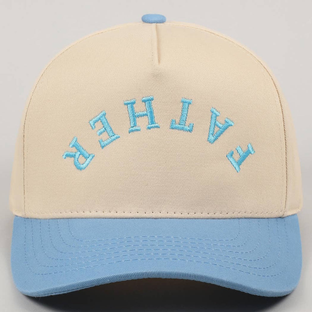FATHER Upside Down Embroidery Two Tone Cap, view 9