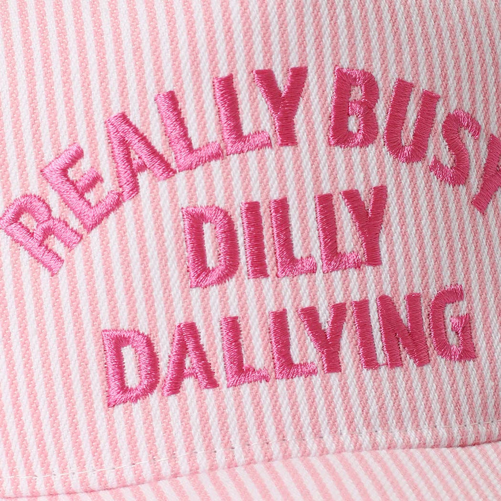 Really Busy Dilly Dallying Trucker Hat ☁️