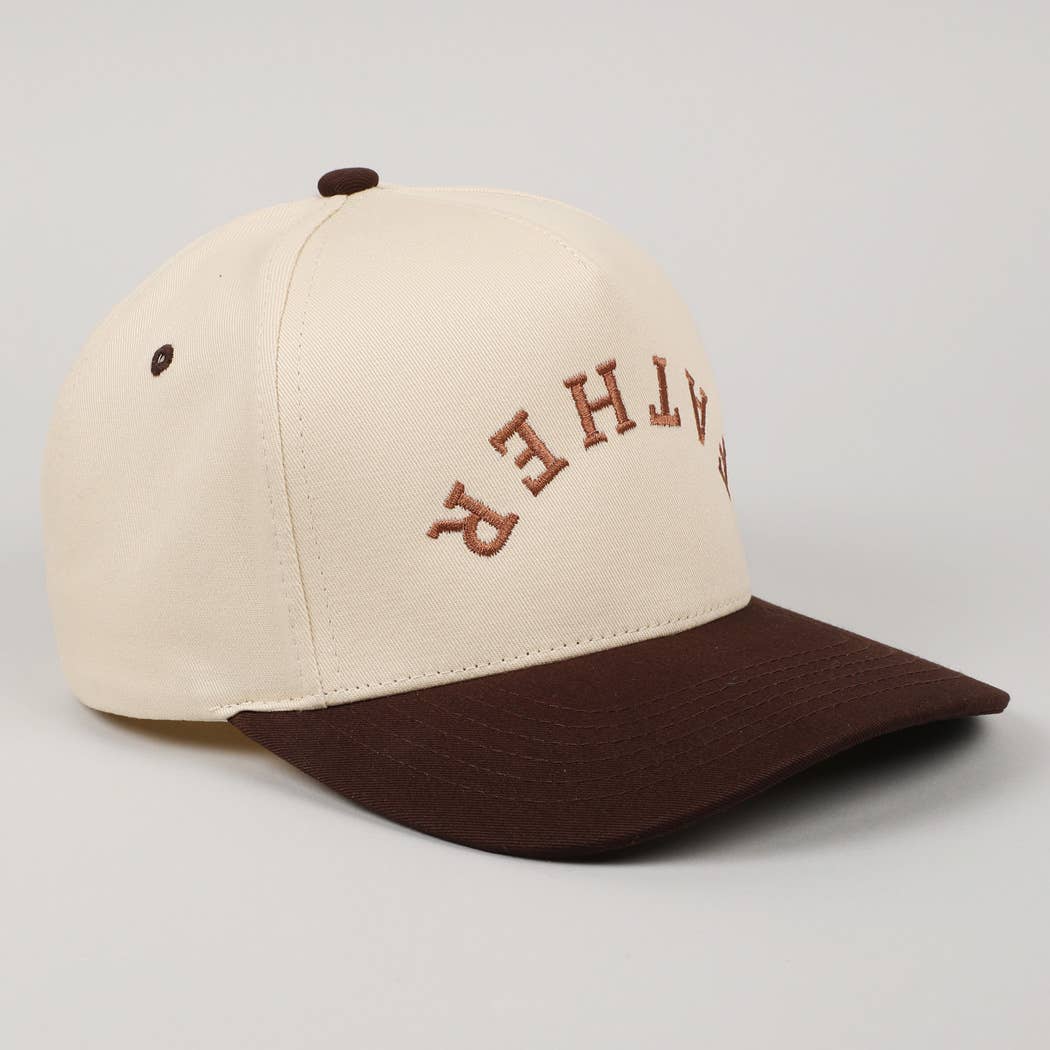 FATHER Upside Down Embroidery Two Tone Cap, view 17