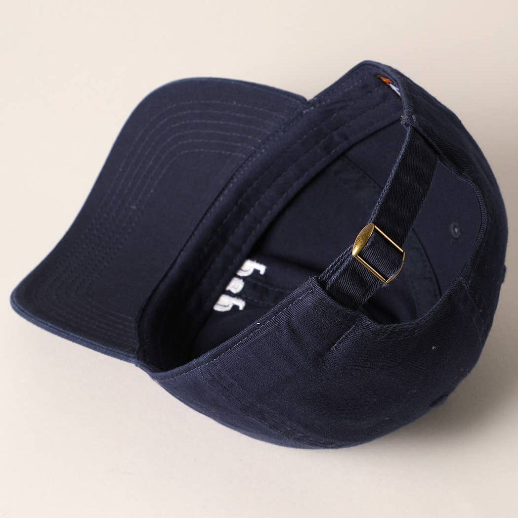 Father's Day Baseball Cap With Dad Text Embroidery, flat lay