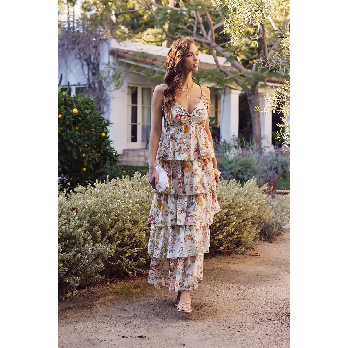 The Honey Meadow Maxi Dress | Floral Tiered Ruffle Maxi Dress