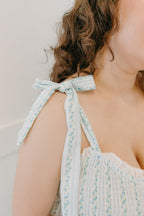 The Sweetheart Bow Shoulder Maxi | Bump Friendly Romantic Dress