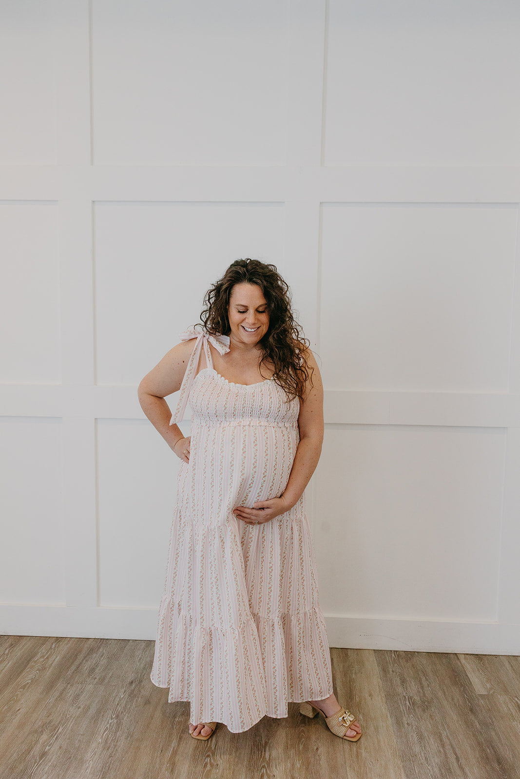 The Sweetheart Bow Shoulder Maxi