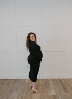 The Mock Turtleneck Midi Dress | Bodycon