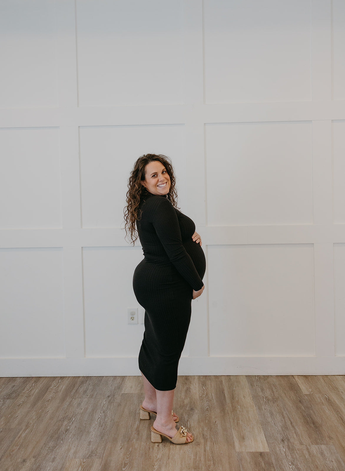The Mock Turtleneck Midi Dress | Bodycon