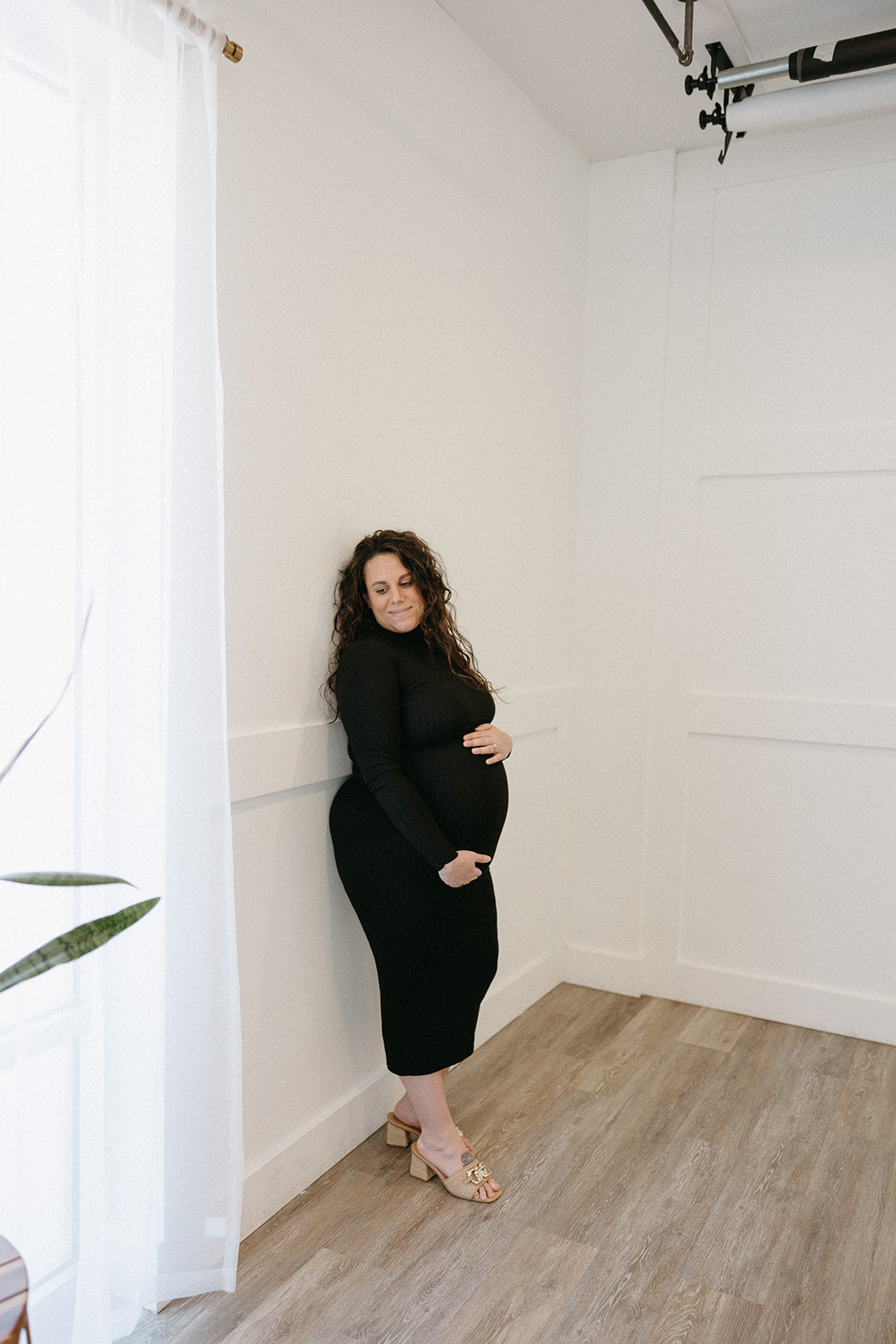 The Mock Turtleneck Midi Dress | Bodycon