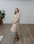 The Cozy Chic Maternity Sweater Dress | Gray Ribbed Knit Midi