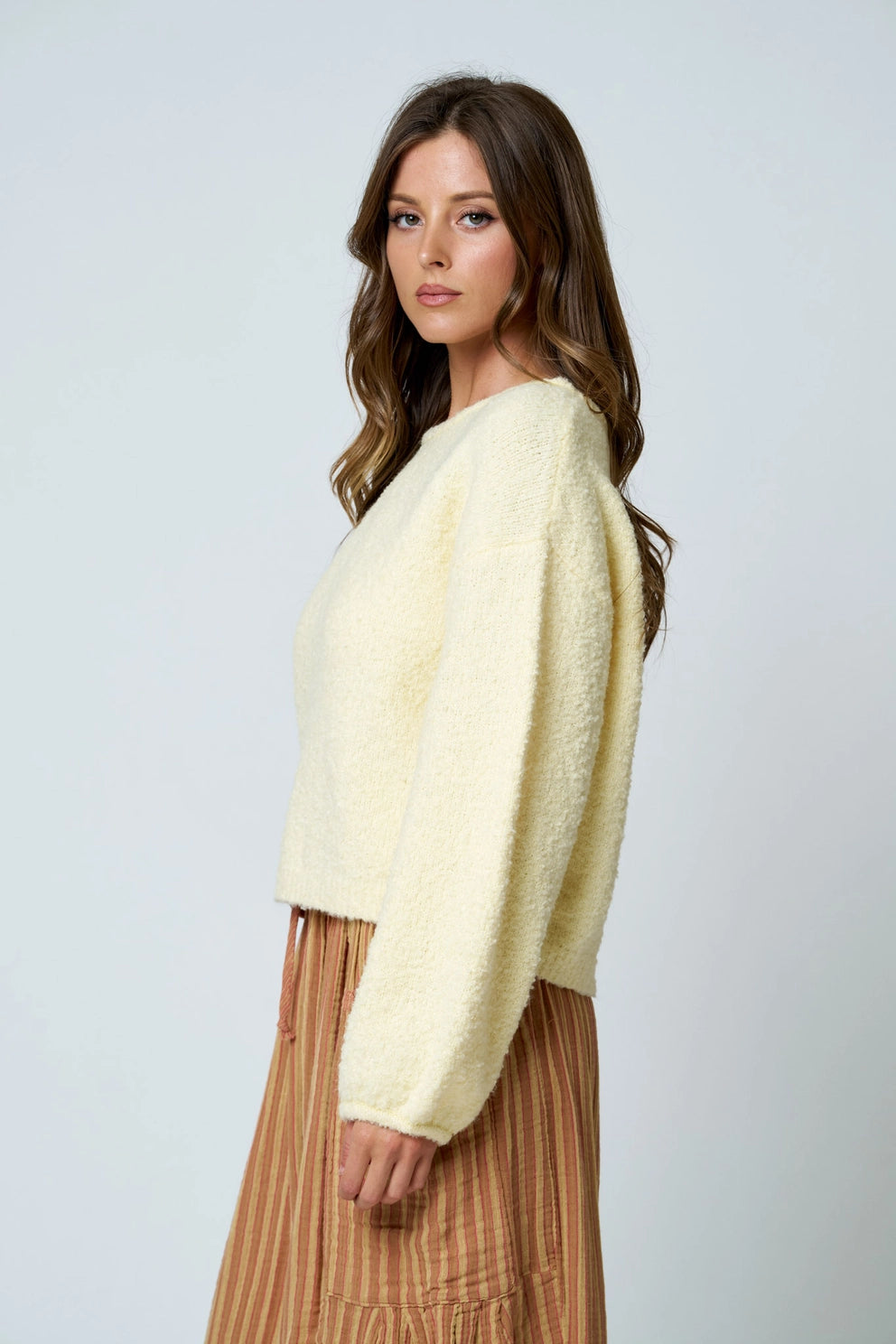 Butter Yellow Cloud Sweater