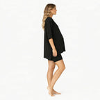 The Everyday Relaxed Fit Maternity Top and Biker Shorts
