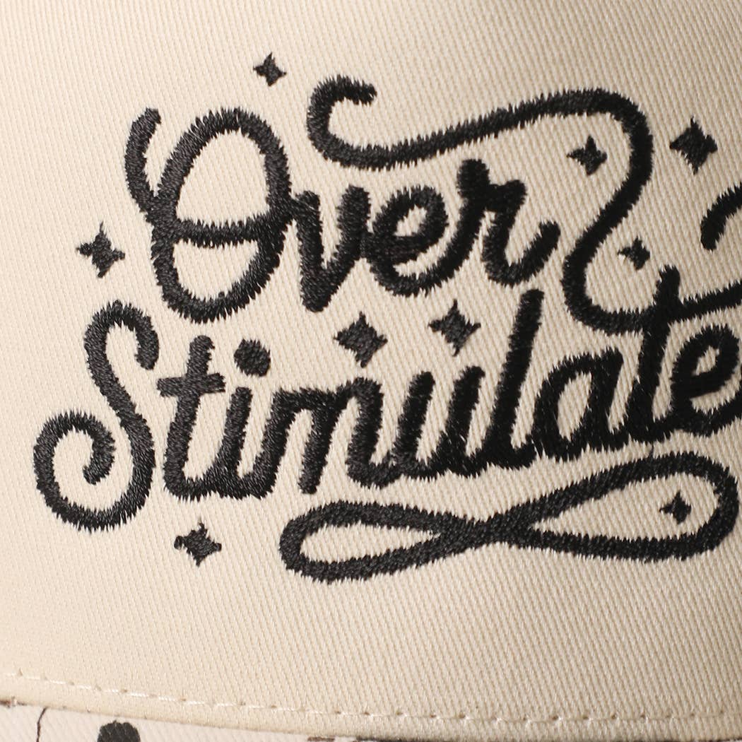 Over Stimulated Two-Tone Trucker Hat 🤍