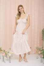 The Heirloom Midi Dress | Smocked Tiered Puff Sleeve Midi