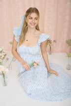 The Heirloom Midi Dress | Smocked Tiered Puff Sleeve Midi