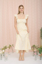 The Heirloom Midi Dress | Smocked Tiered Puff Sleeve Midi