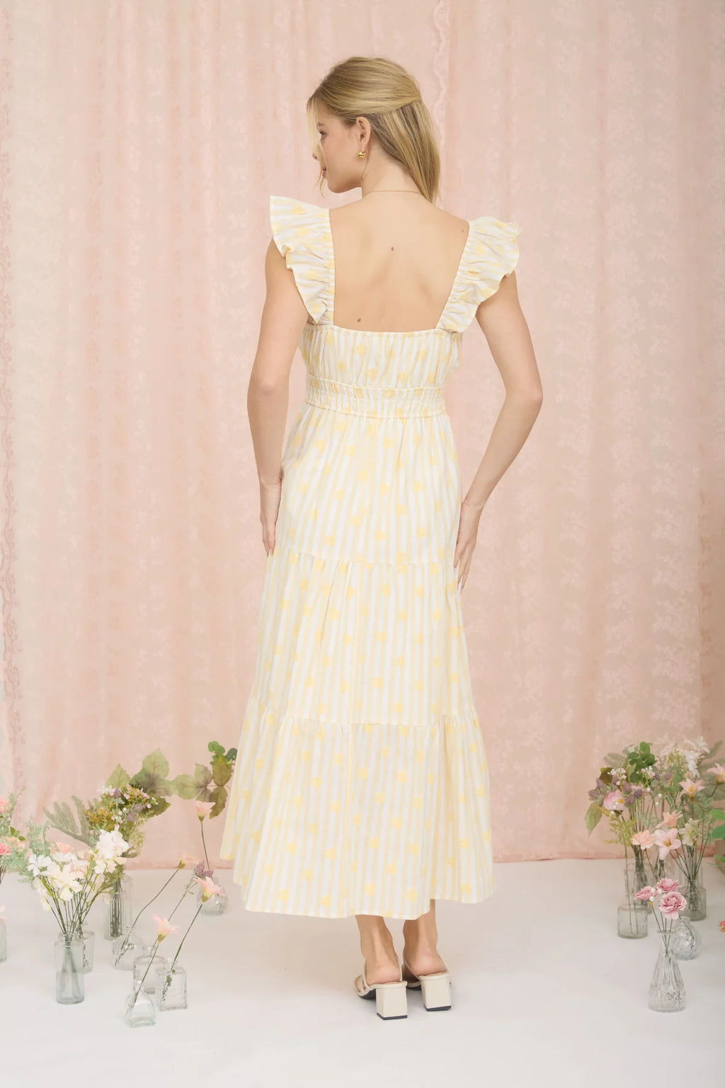 The Heirloom Midi Dress | Smocked Tiered Puff Sleeve Midi