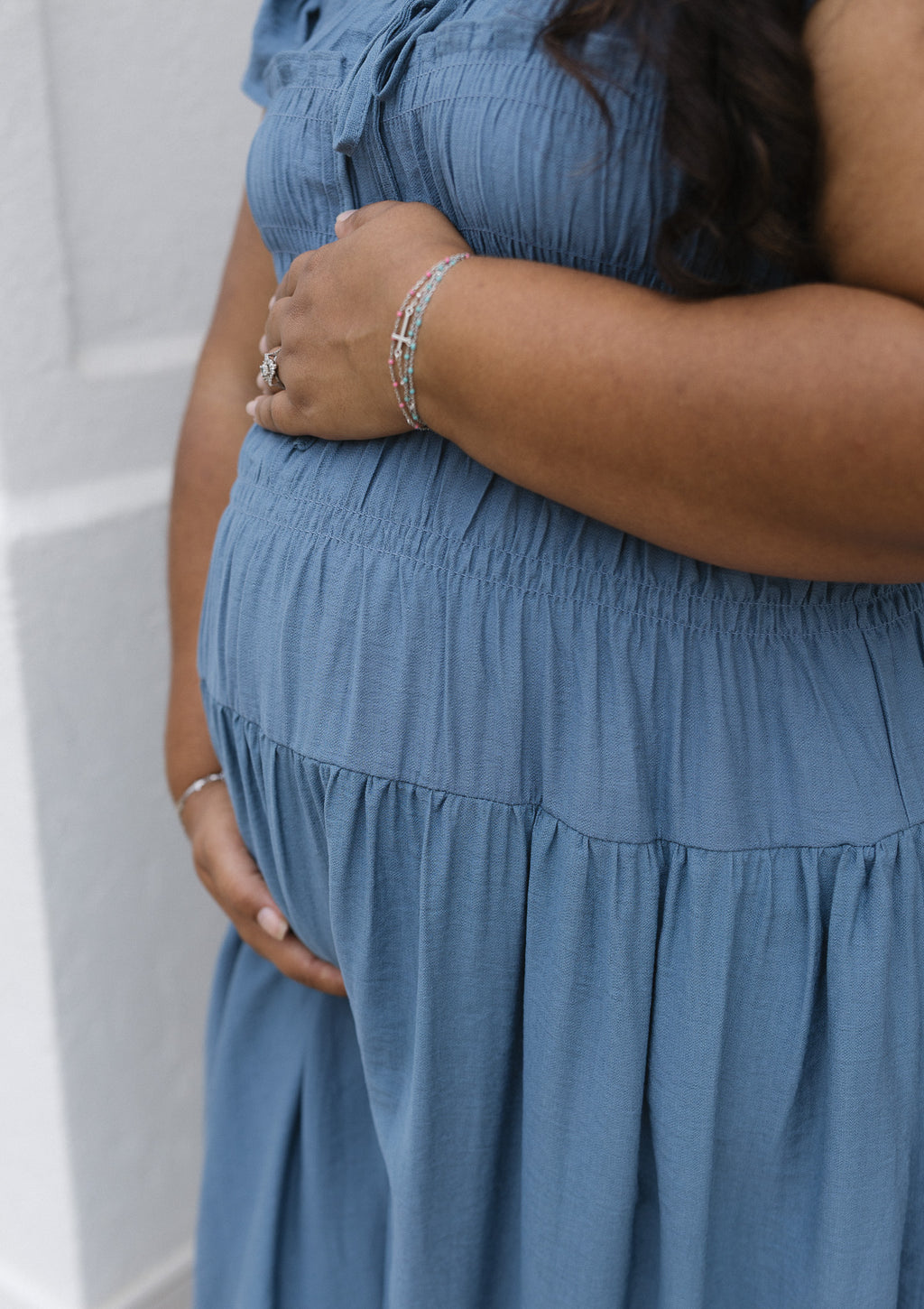 The Haven Smocked Midi Dress