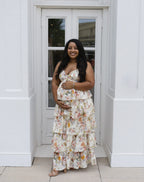 The Honey Meadow Maxi Dress | Floral Tiered Ruffle Maxi Dress