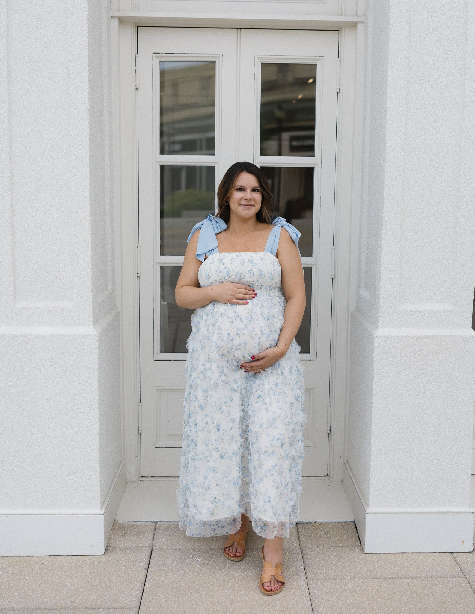 The Secret Garden Dress | Floral Textured Smocked Midi Dress