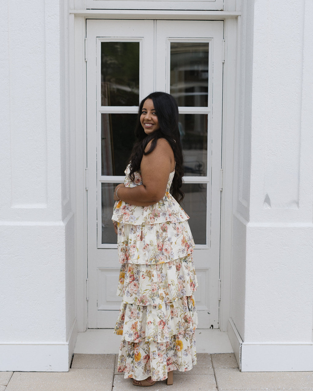 The Honey Meadow Maxi Dress | Floral Tiered Ruffle Maxi Dress