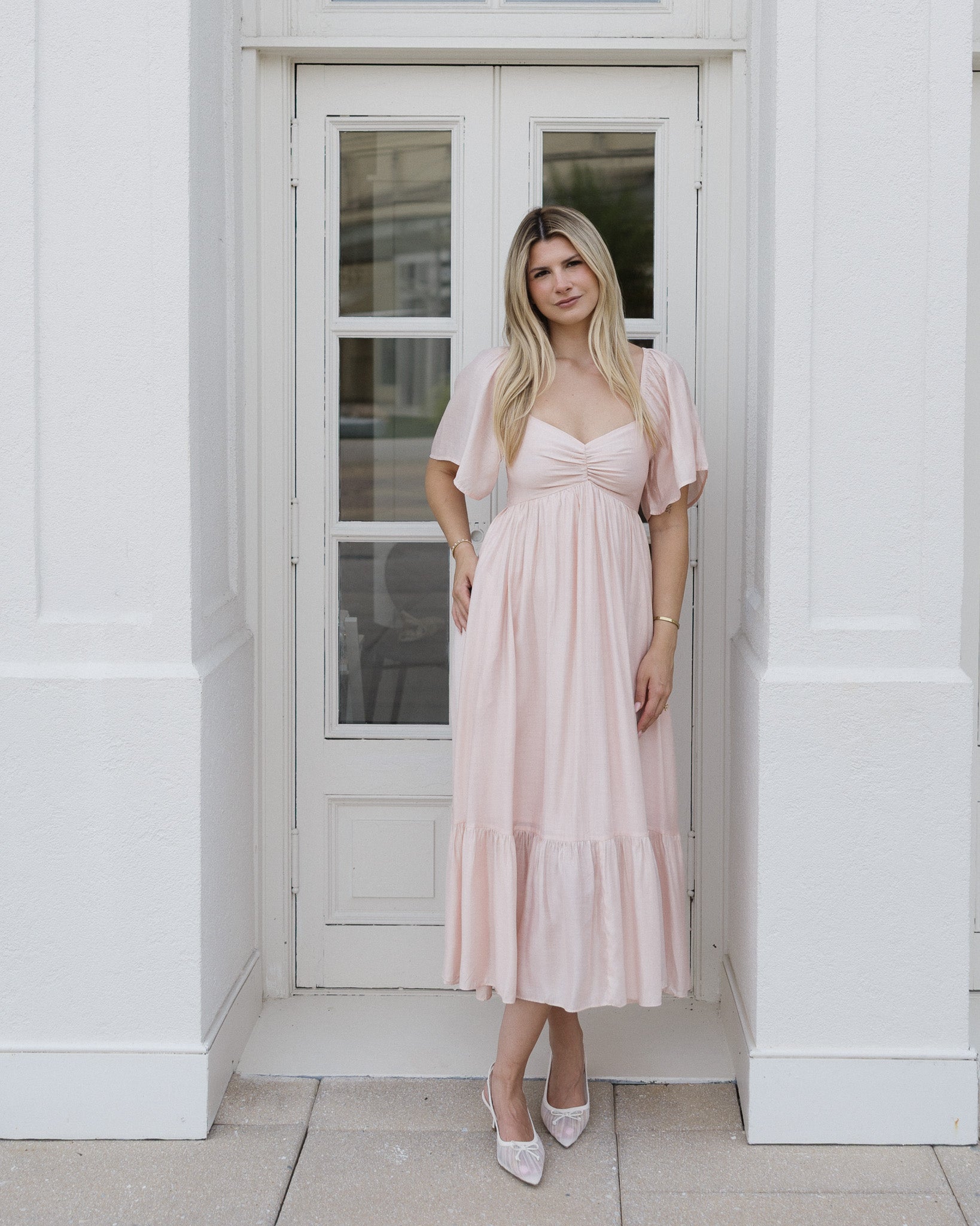 The HoneyBloom Classic Midi Dress