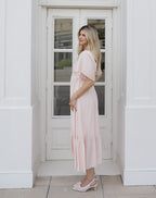 The HoneyBloom Classic Midi Dress | Flowy Sleeve Midi Dress