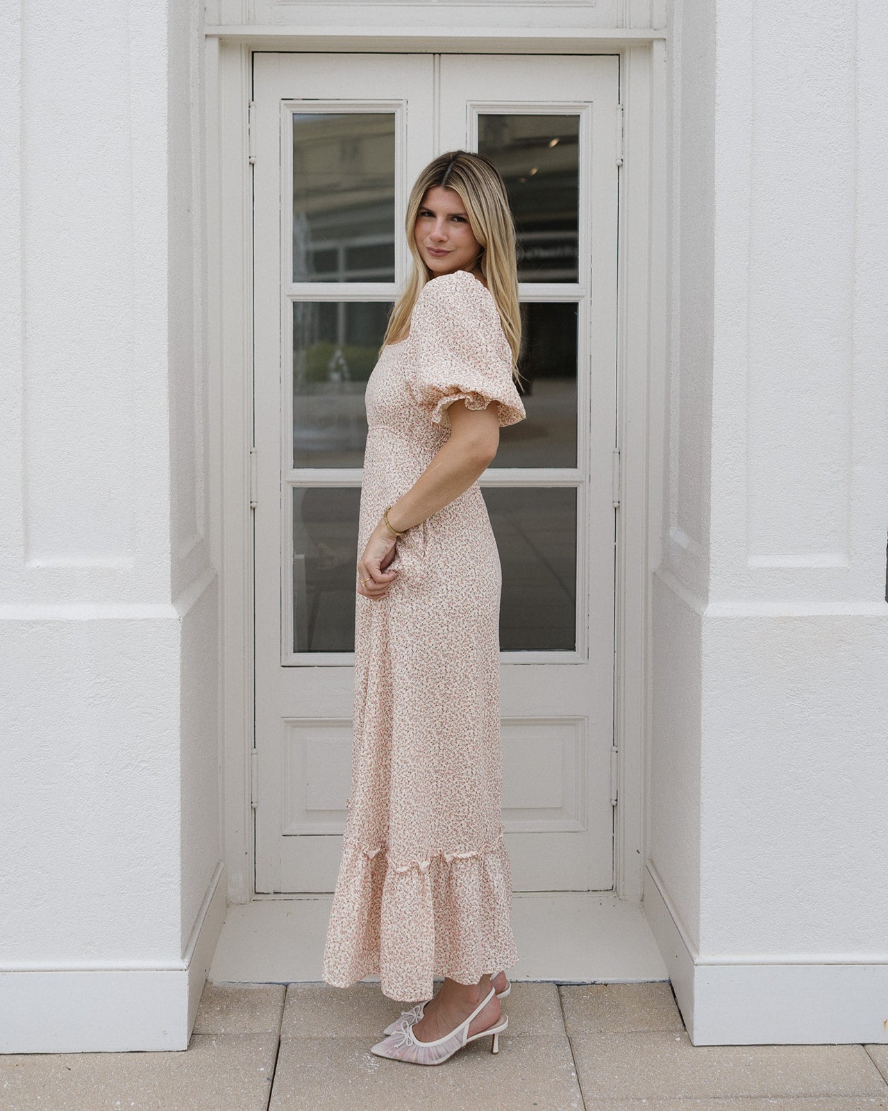 Pink Floral Maxi