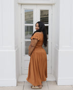 The Haven Smocked Midi Dress