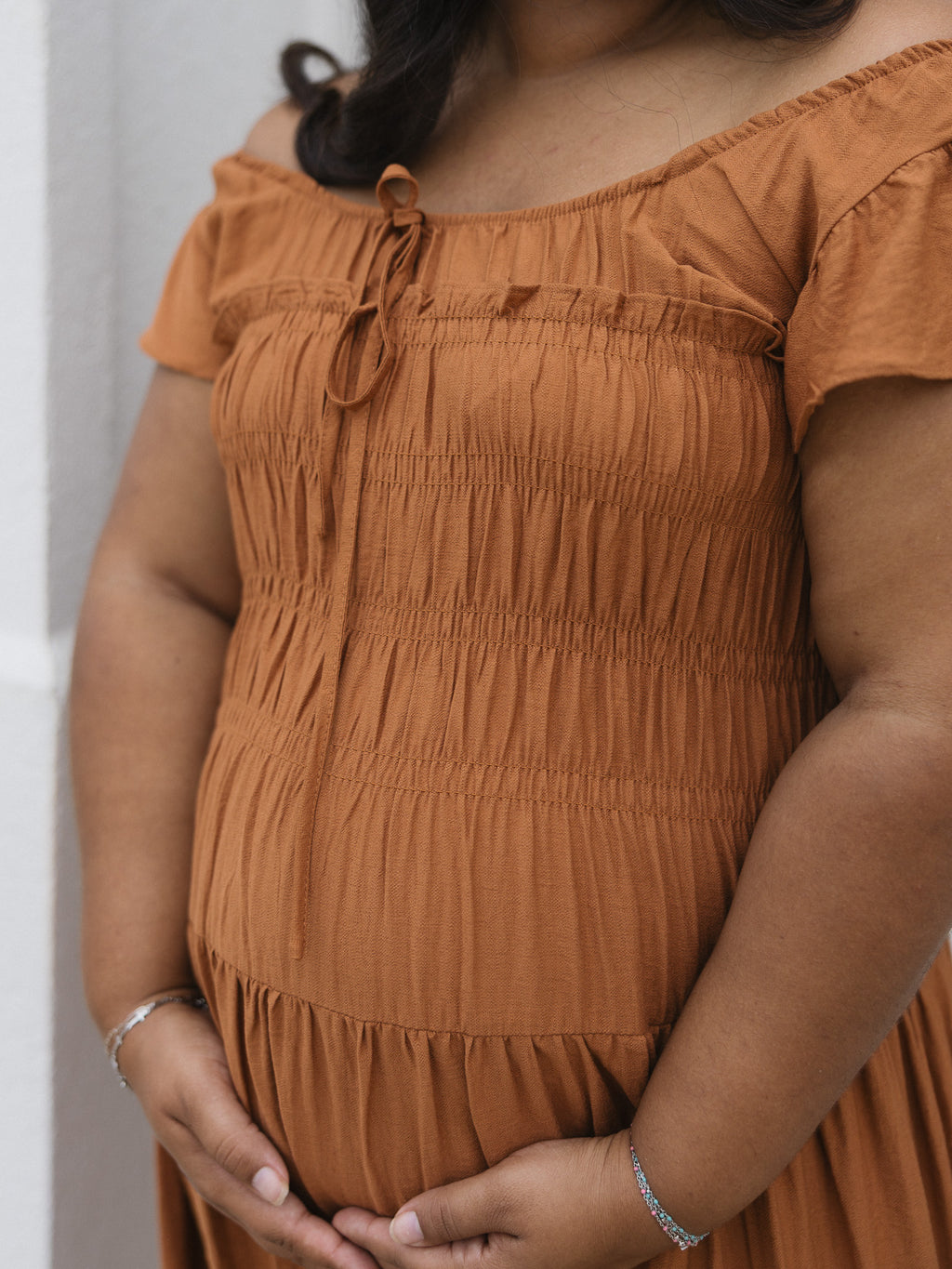 The Haven Smocked Midi Dress