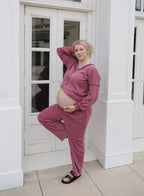 Ribbed Knit Lounge Set