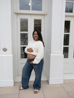 The Crochet Crewneck | Bow Detail Sweatshirt
