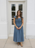 The Haven Smocked Midi Dress