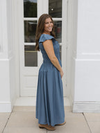 The Haven Smocked Midi Dress