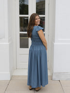 The Haven Smocked Midi Dress