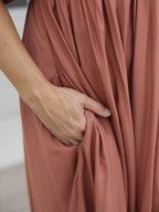 The HoneyBloom Classic Midi Dress | Flowy Sleeve Midi Dress