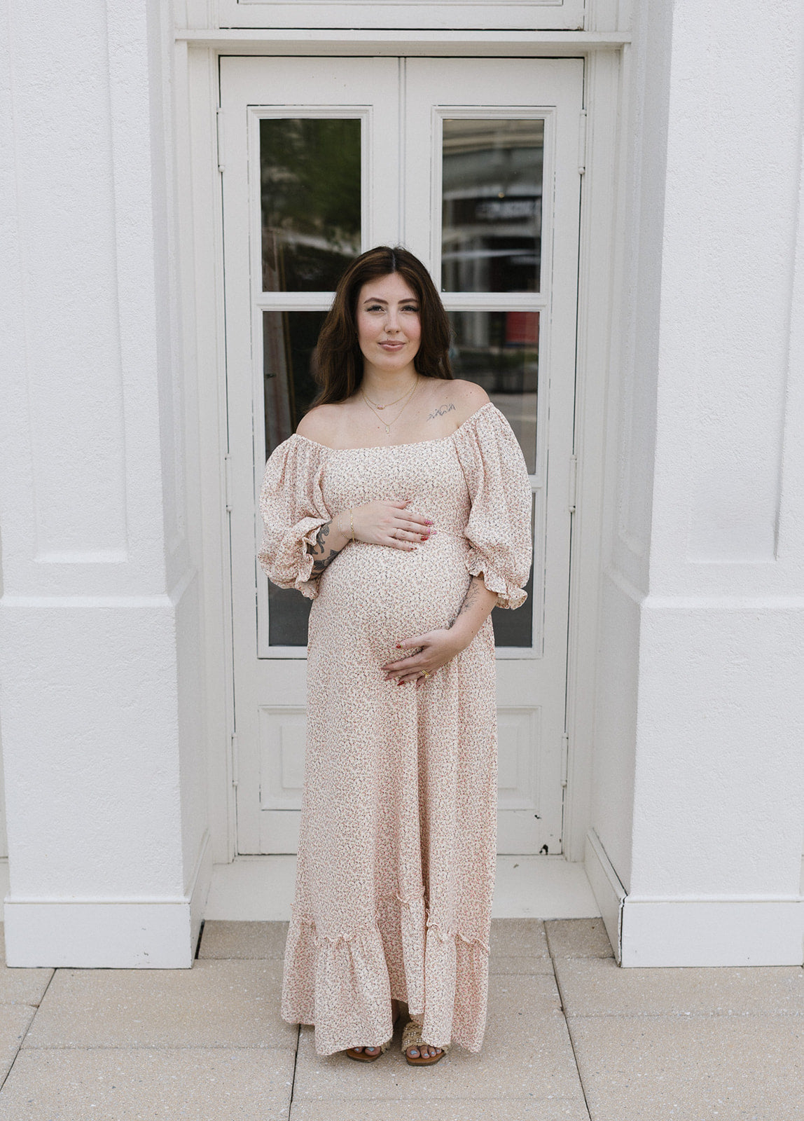 Pink Floral Maxi