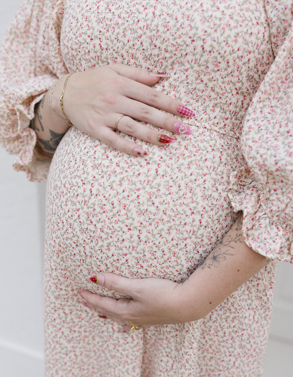 Pink Floral Maxi