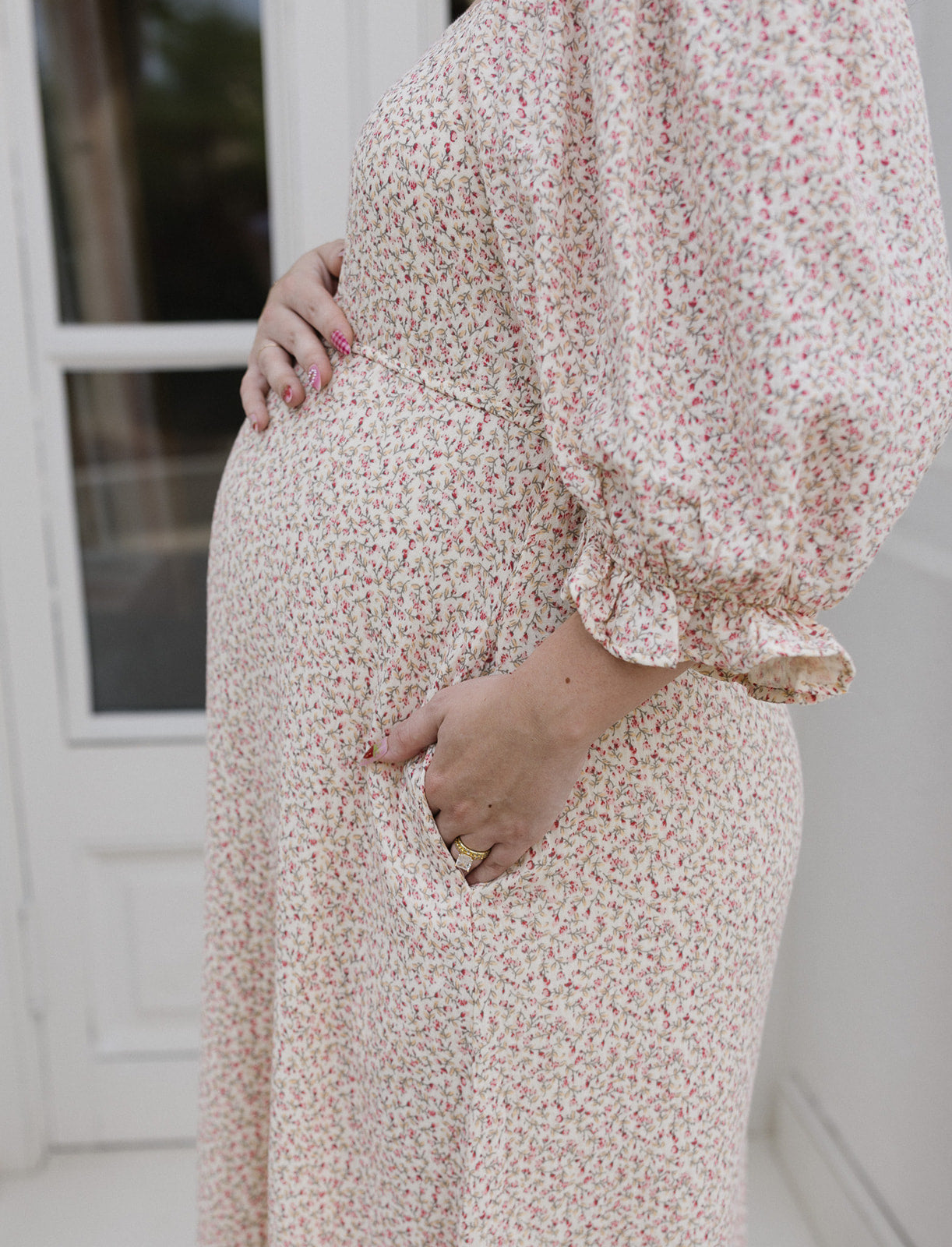 Pink Floral Maxi