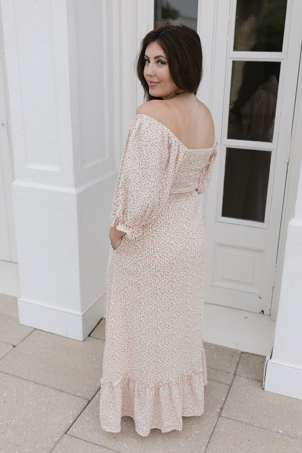 Pink Floral Maxi