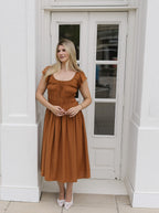 The Haven Smocked Midi Dress