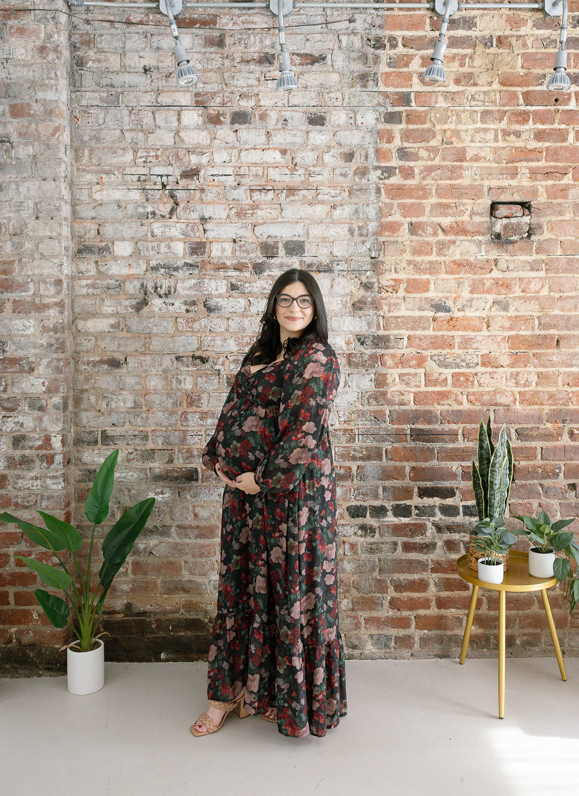 The Midnight Bloom Maxi Dress | Black Floral Sweetheart Smocked Maxi