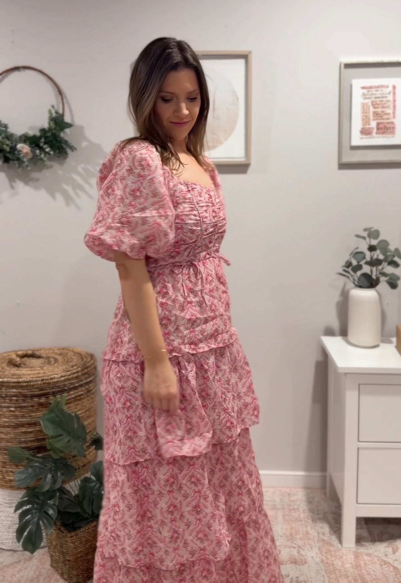 Afternoon Tea Pink Maxi