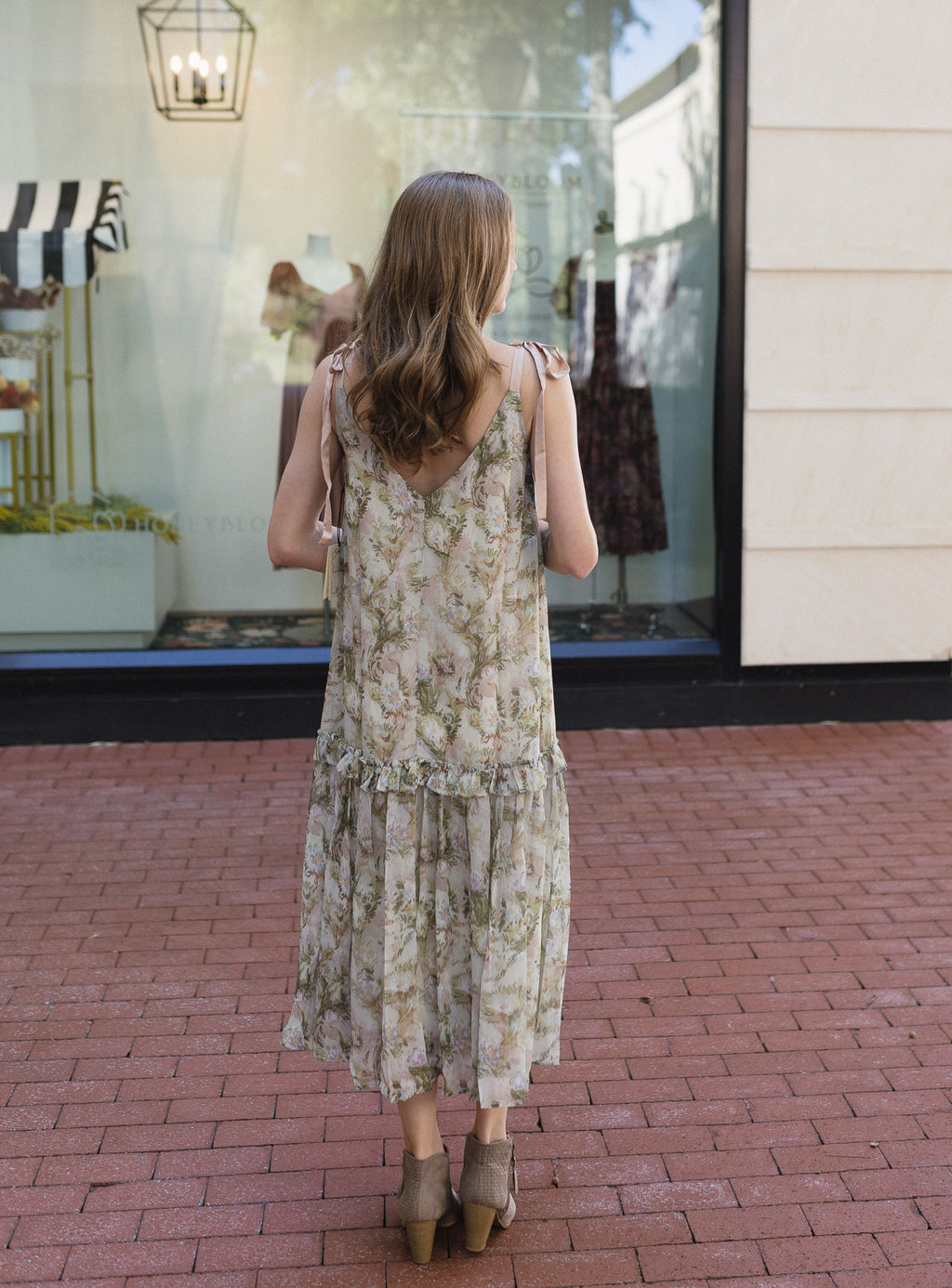 The Flower Market Midi Dress