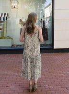 The Flower Market Midi Dress
