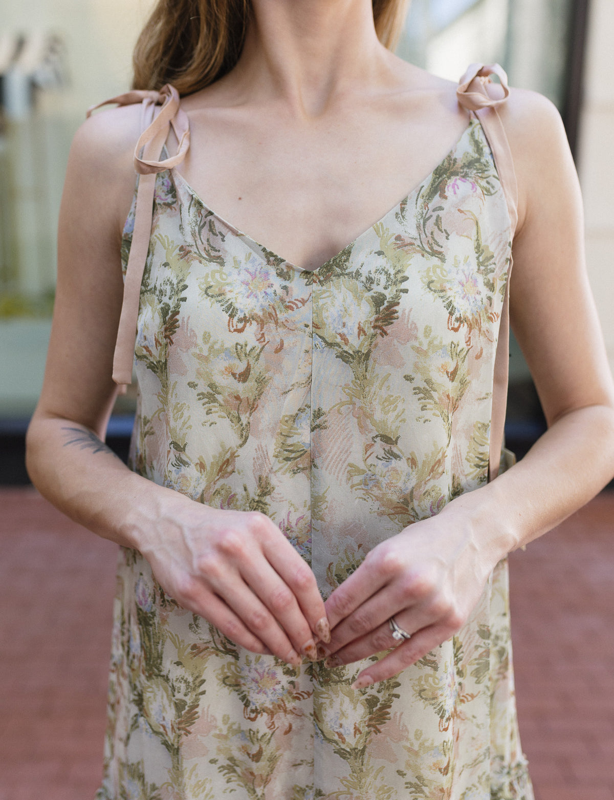 The Flower Market Midi Dress