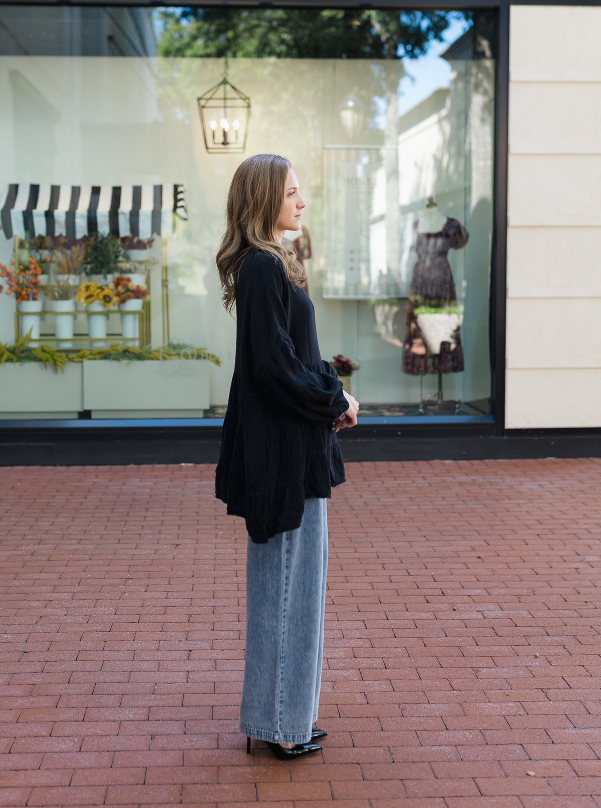 The Midnight Gauze Top