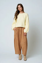 Butter Yellow Cloud Sweater
