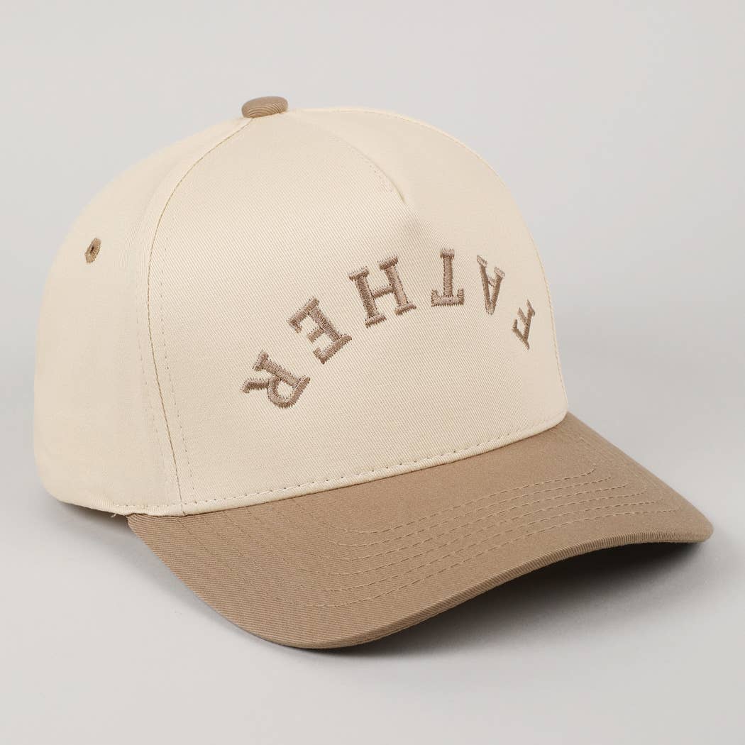 FATHER Upside Down Embroidery Two Tone Cap, view 11