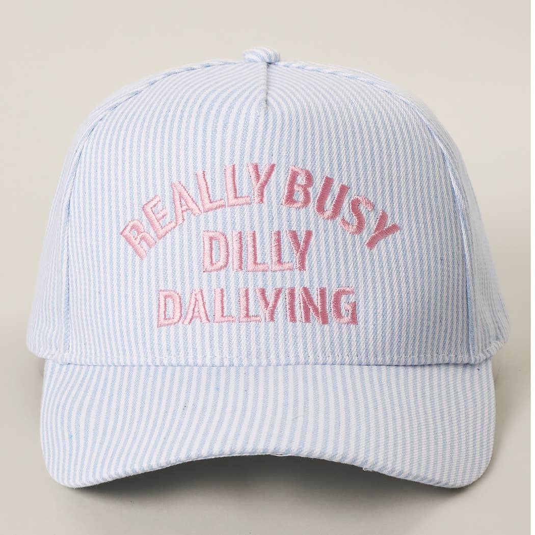 Really Busy Dilly Dallying Trucker Hat ☁️