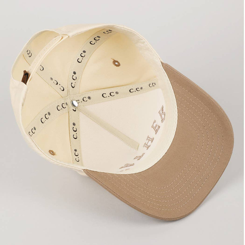 FATHER Upside Down Embroidery Two Tone Cap, view 13